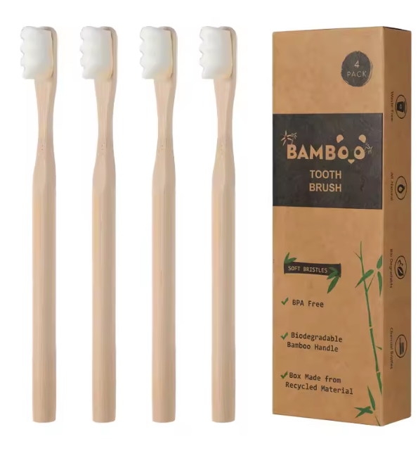 Nano Bamboo Toothbrush - ''The biodegradable toothbrush for sensitive teeth''